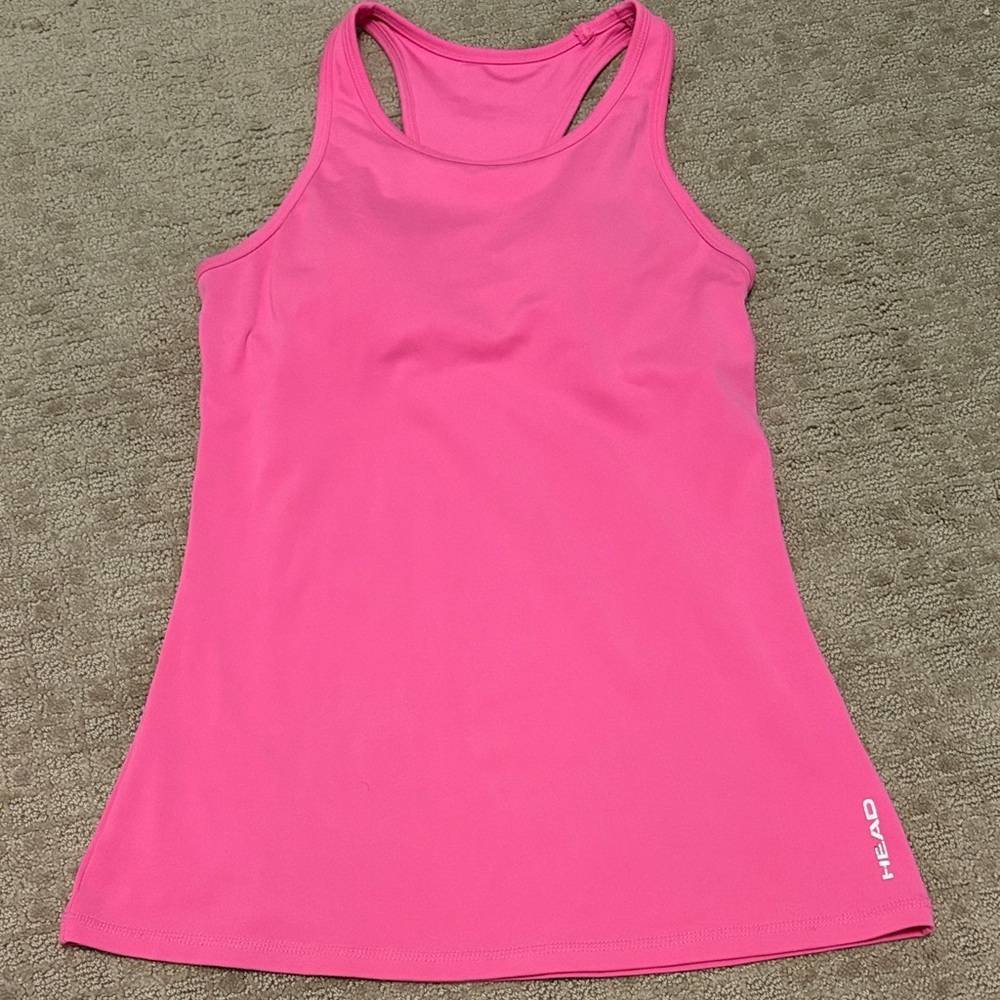 bubblegum pink race back tank!